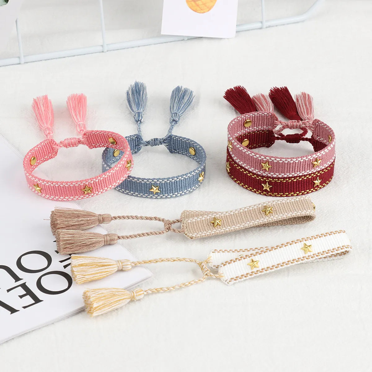 women's bracelets with fine details -Fashion Star Polyester Knitting Women's Bracelets