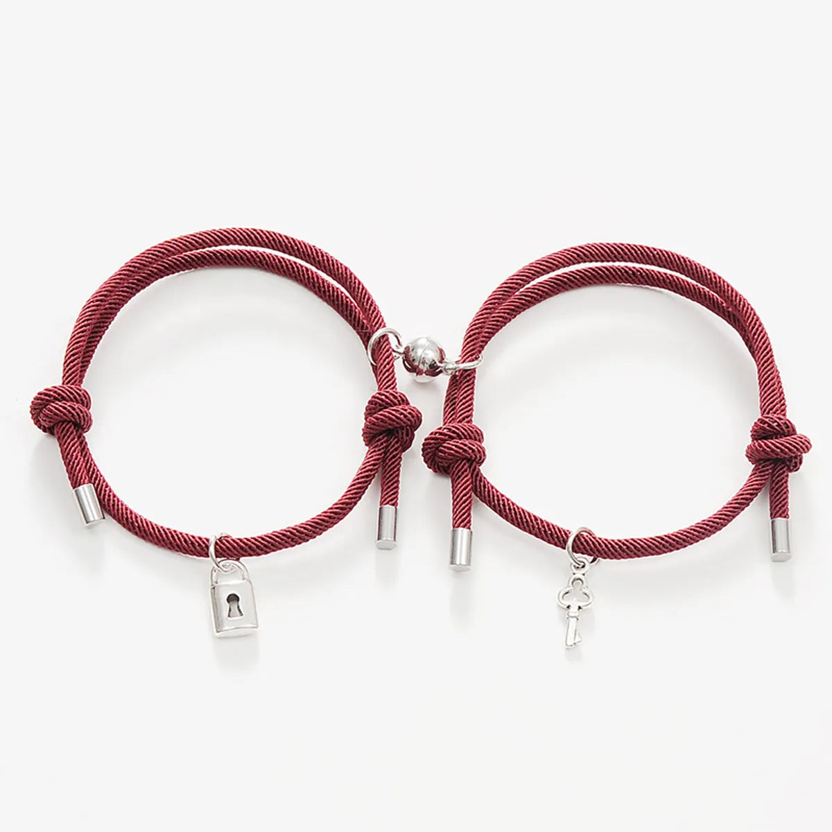 Key Lock Wine Red Pair