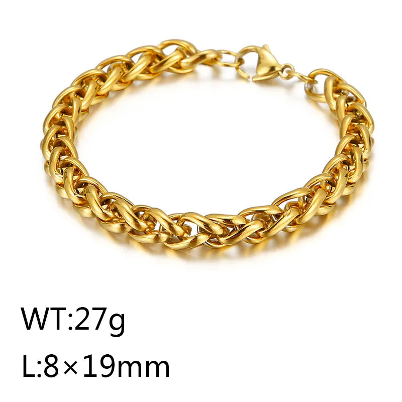 Gold 8mm19cm