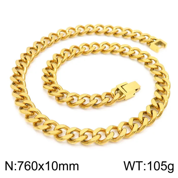 Gold Necklace 76cm