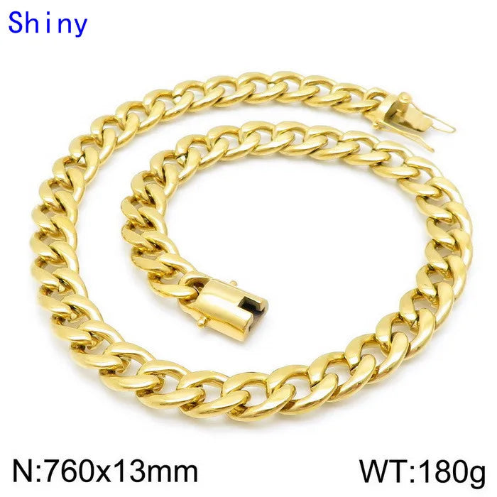 Gold Necklace 76cm