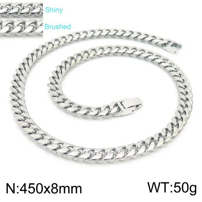 Steel Necklace 45cm