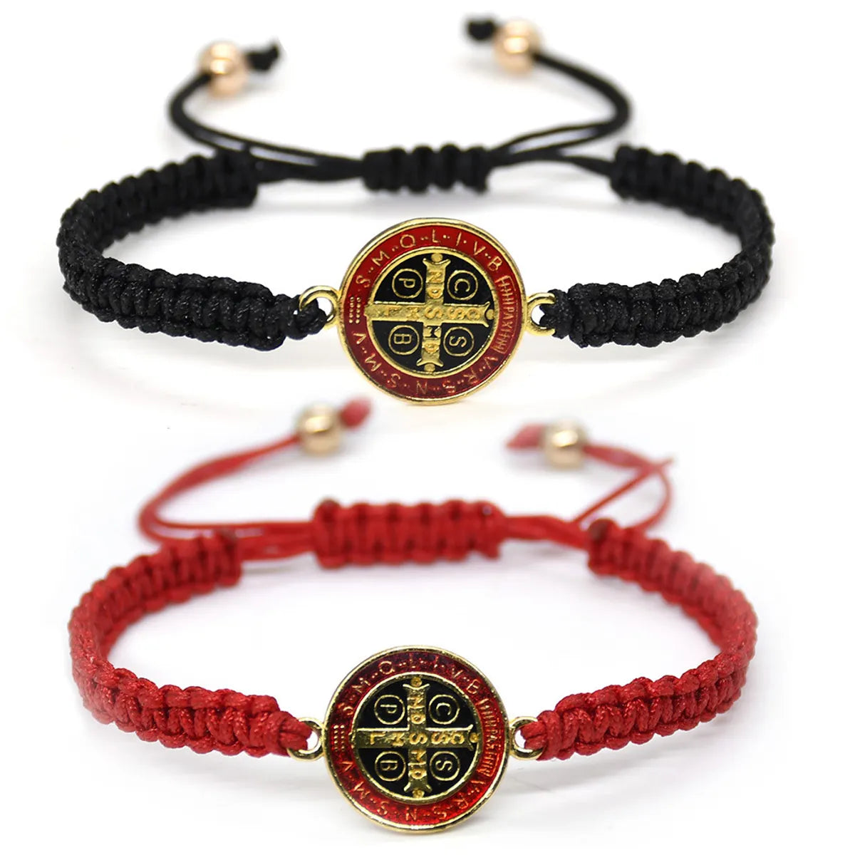 women's bracelets with matching earrings -Chinoiserie Totem Letter Plastic Enamel Unisex Bracelets