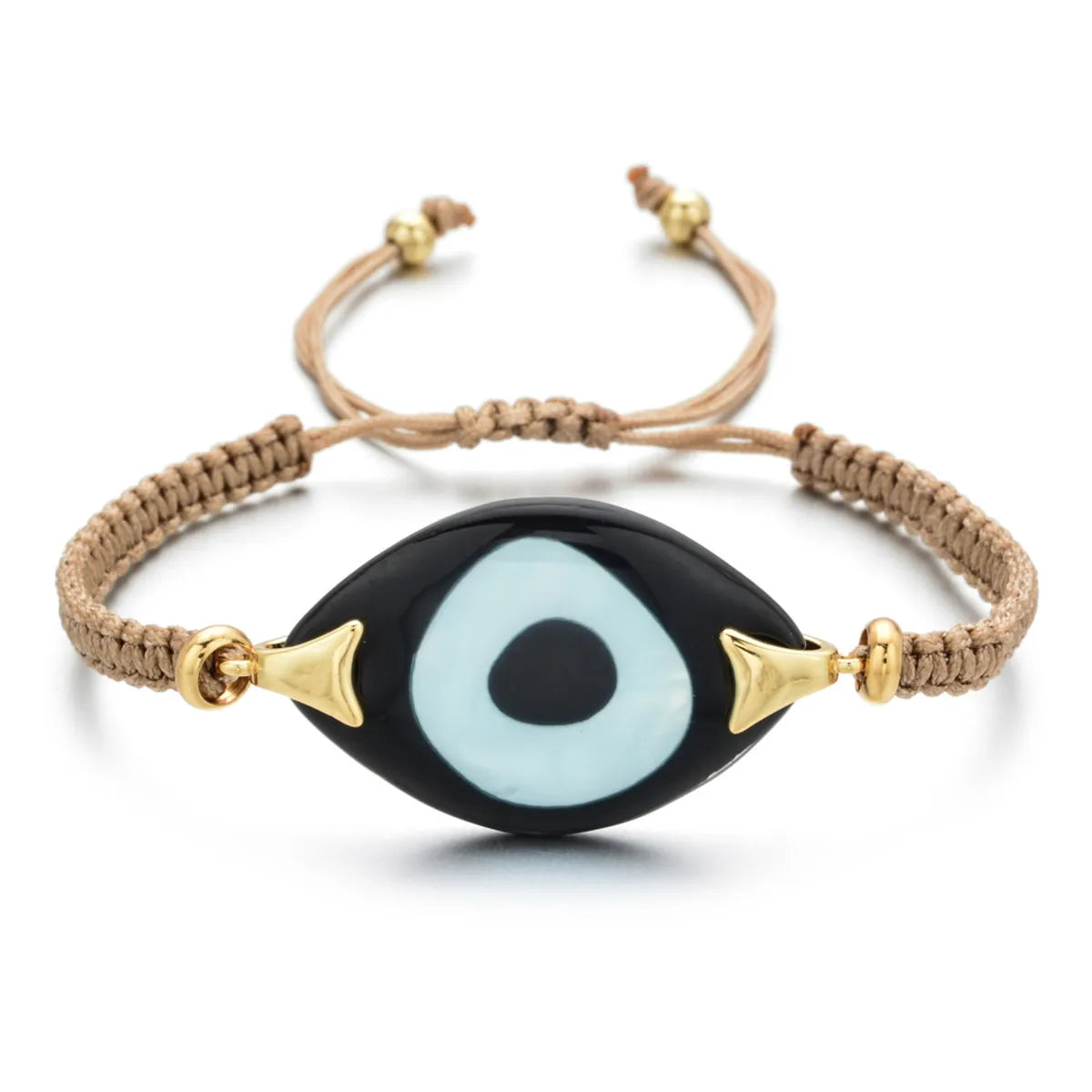 women's bracelets with glittering diamonds -Retro Streetwear Eye Rope Unisex Bracelets