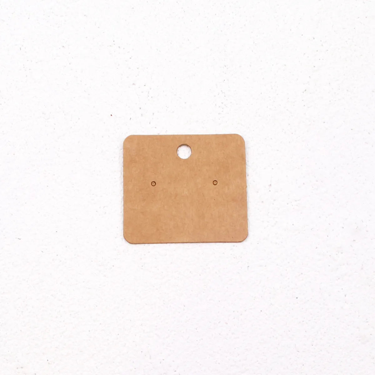 k005 earring card 5*4.5cm "brown]