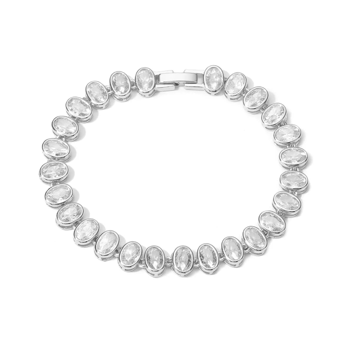 1 White Gold Color Bracelet