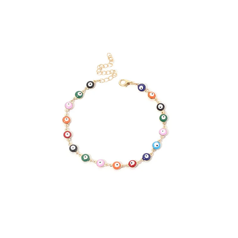 Colored Gold Anklet