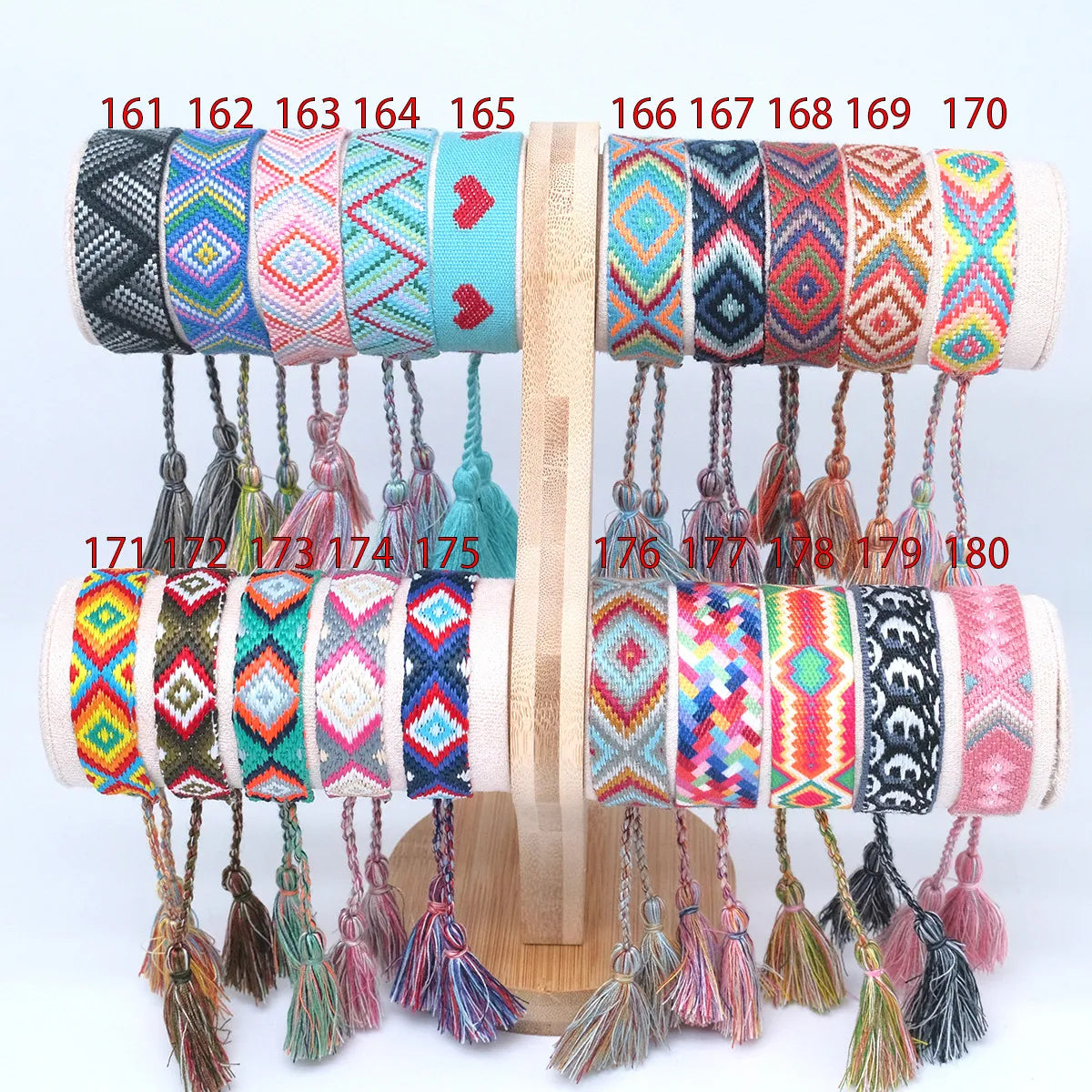 women's bracelets with gemstone charms -Ethnic Style Classic Style Geometric Polyester Wholesale Bracelets